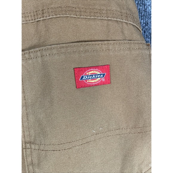 NEW Dickies Pants Mens 36X34 Brown Canvas Carpenter Relaxed Fit Tool Pocket Work - Picture 6 of 11